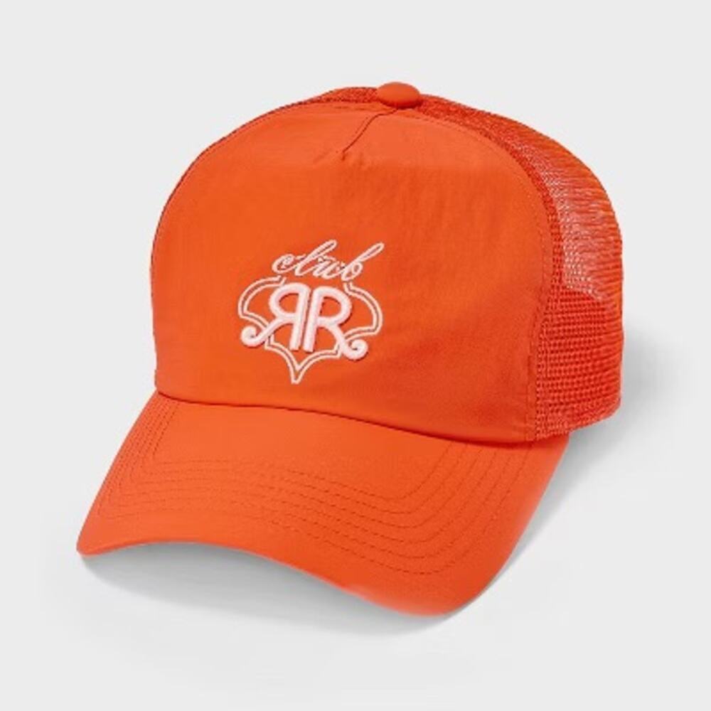 LIMITED EDITION Roller Rabbit x Target Unisex Orange Club RR Stitched Hat Preppy